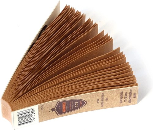 OCB VIRGIN ROACH FILTER TIPS PERFORATED FOR EASY ROLLING PAPERS BOOKLETS - Picture 5 of 7