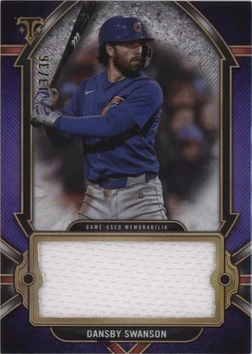 2024 Topps Triple Threads - Dansby Swanson #SJR-DS