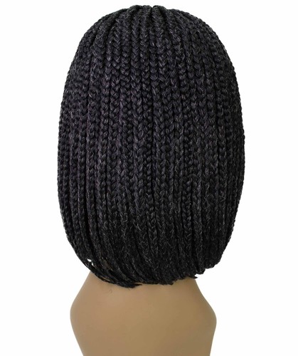 LUXLUXE Tiara gerade 12 Zoll lang 4X4 handgebundene Spitze geflochtene Perücke, BLB-0140 - Bild 76 von 128