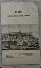 1914 Repro Rochester & Manitou NY Railroad Map / Tickets / Timetables / Charts