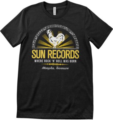 Sun Records Where Rock N Roll Was Born Big Tall T-Shirt PS-1-SUN006-H87-9