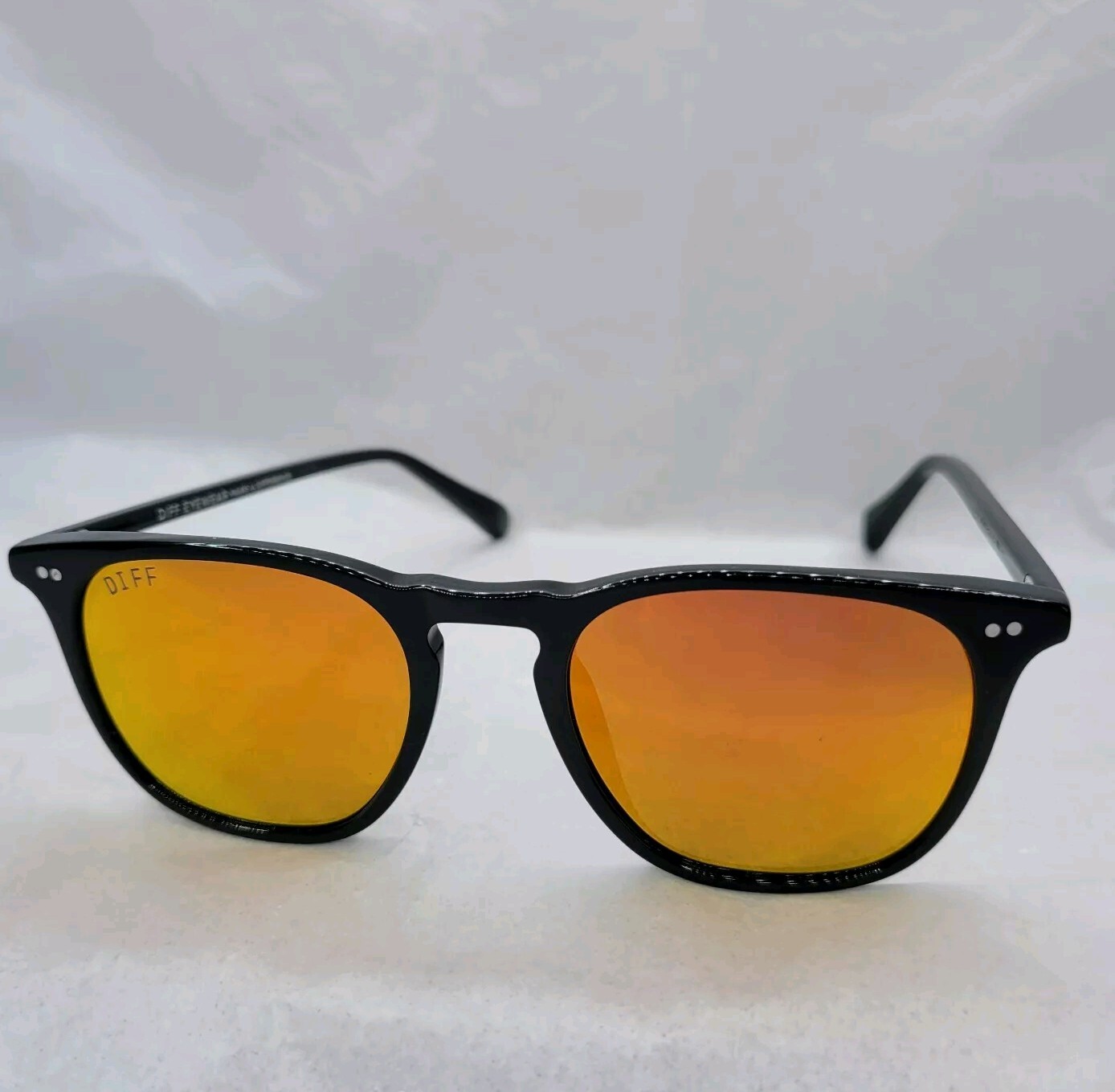 DIFF Eyewear Maxwell Orange Reflective Unisex MUS… - image 1