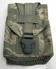 ABU USAF Tiger Stripe General Purpose Canteen Pouch MOLLE MESH BOTTOM MINT