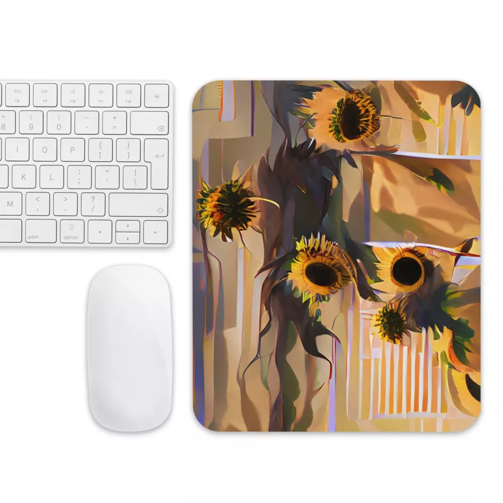 Mouse pad   sunflowers