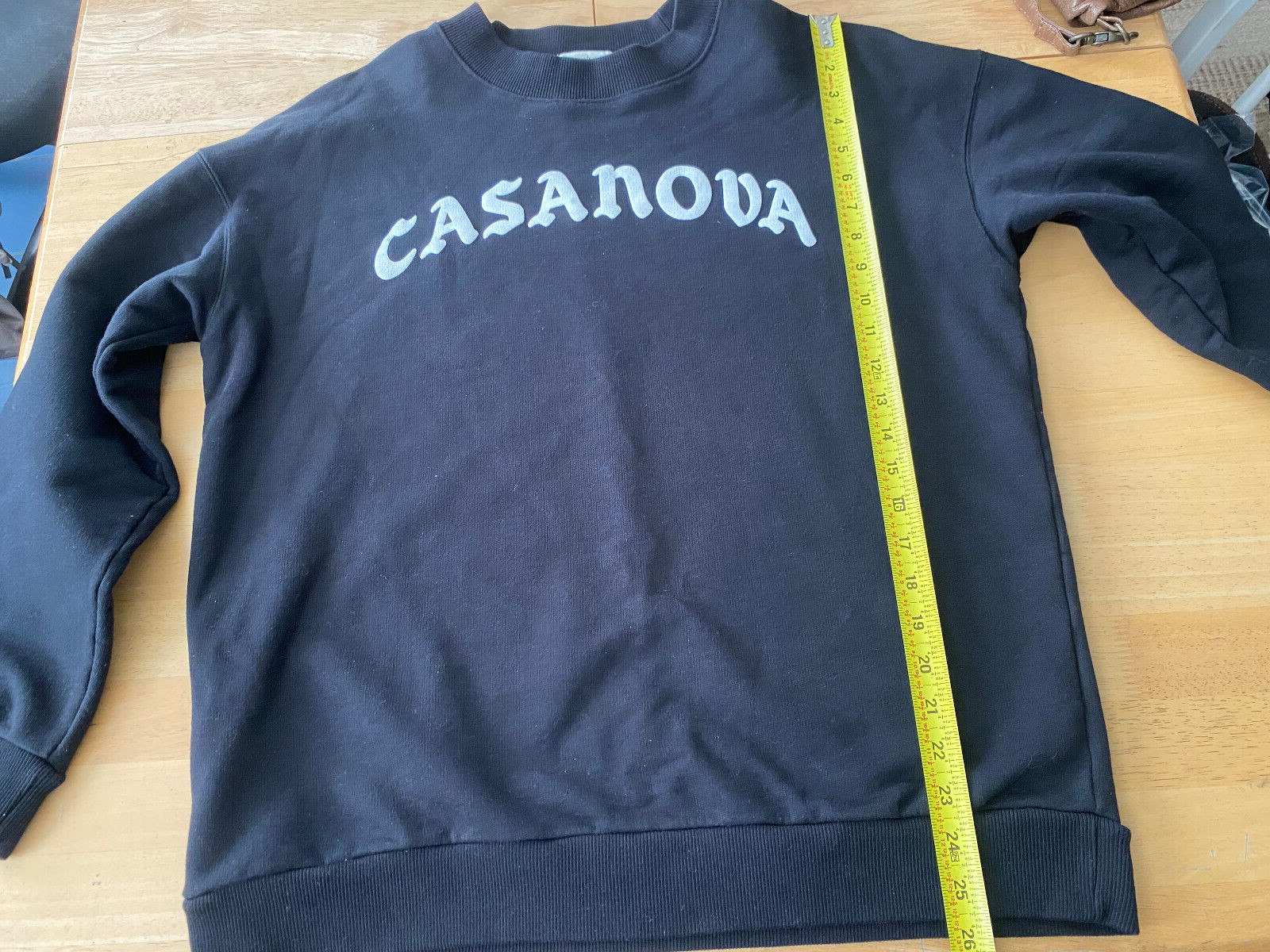 Second Layer CASANOVA Graphics Black Sweatshirt -… - image 7