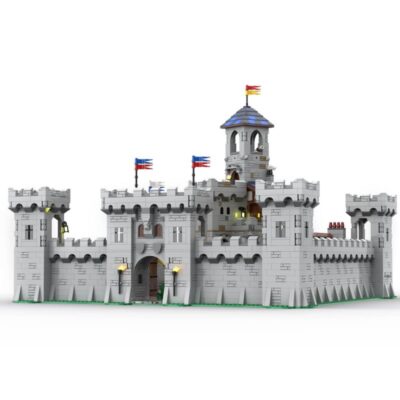 Modular Medieval Castle 4363 Bricks MOC-113656 Building Blocks Toys Kit