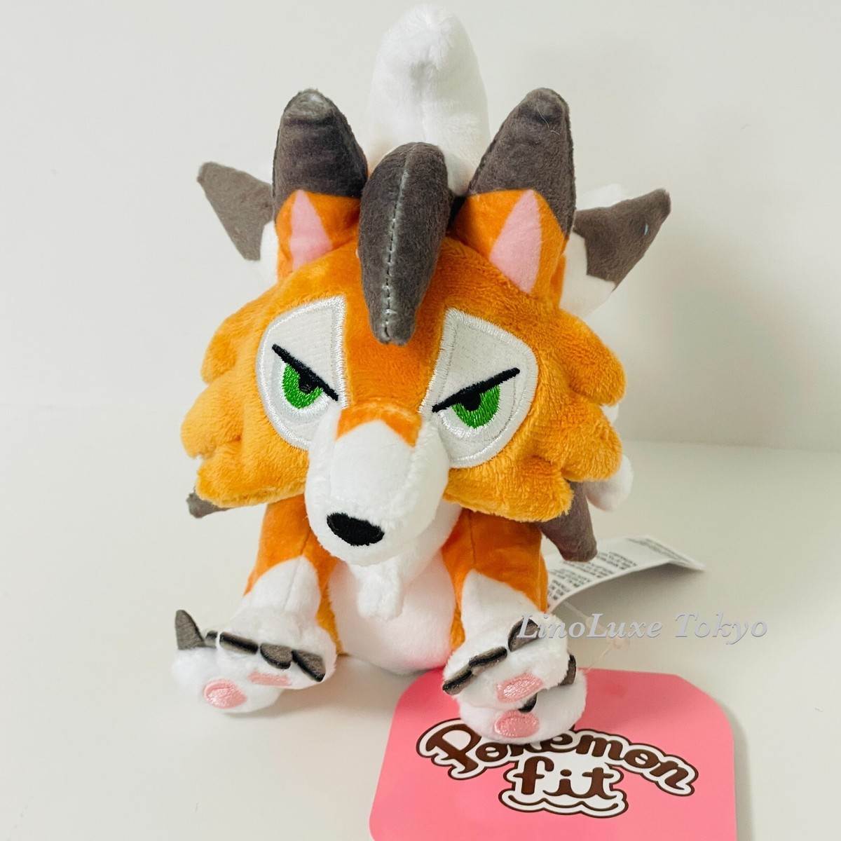 Pokemon Sitting Cuties Plush Lycanroc Dusk Form Stuffed Toy Japan