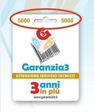 GARANTIE3 GR3-5000 EXTENSION DE GARANTIE SERVICE TECHNIQUE 3 ANS MAXIMAL 5000€