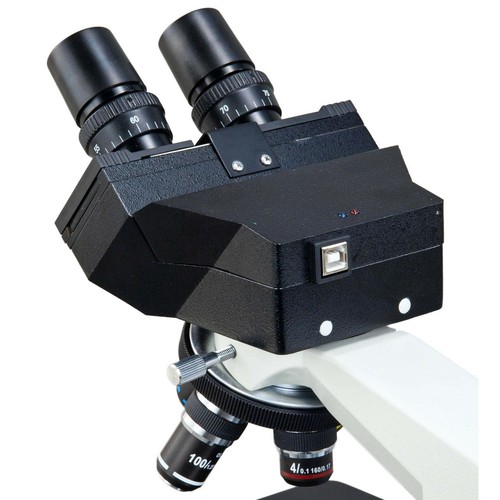 OMAX 40X-2500X Built-in 3.0MP Digital Camera Binocular Compound Microscope - Picture 3 of 8