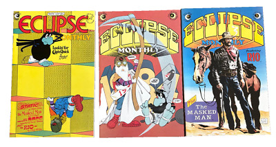 Eclipse Monthly #2, #4, #5, - 3 comic book lot- Eclipse Comics - All High Grade