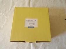 Sontu tea cup artisan clear glass by Tea Forte New in box