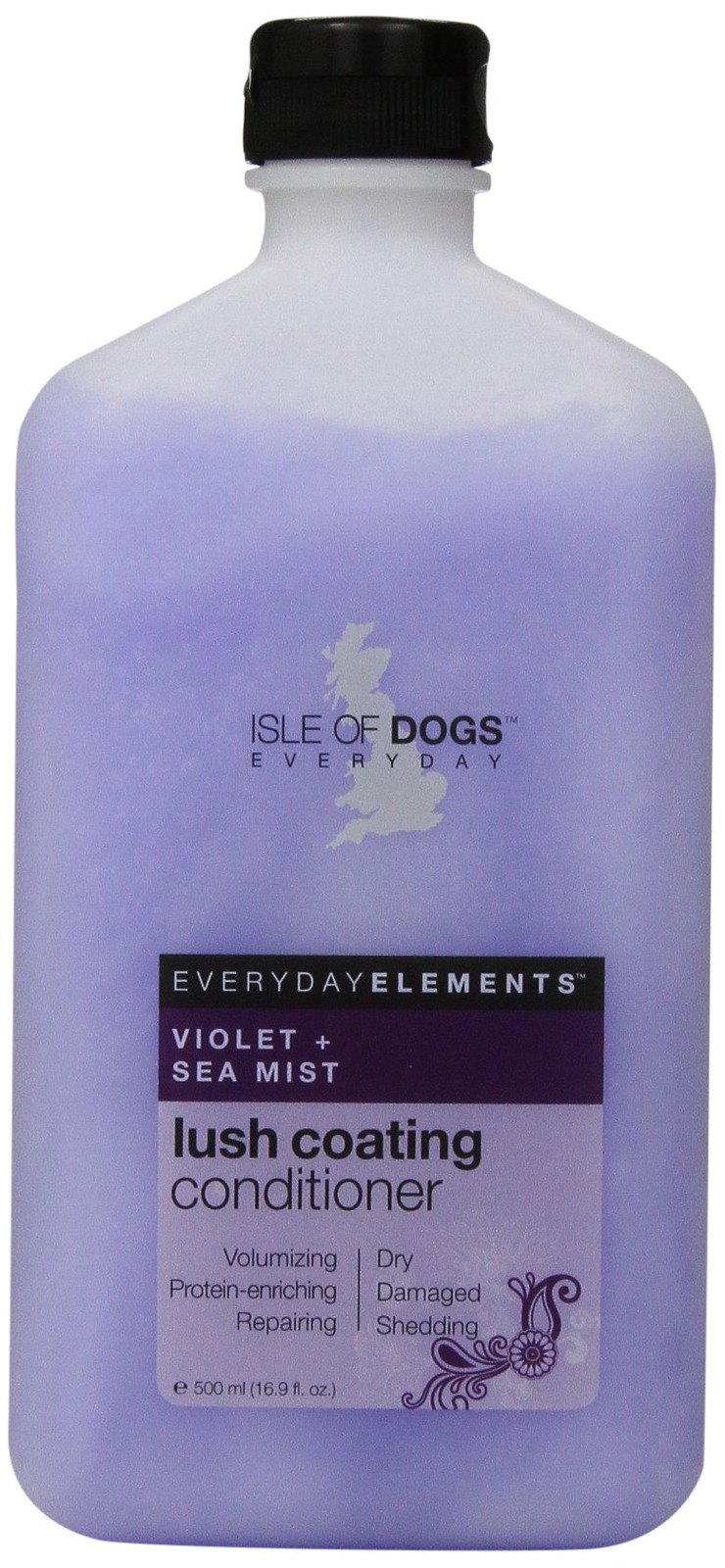 Everyday Isle of Dogs Lush Coating, Violet + Sea Mist Dog Conditioner for Dry...