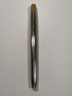 Vintage stylo à bille PARKER IIL USA métal signé TBE - Vendu