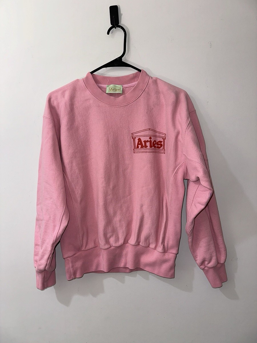 aries classic temple sweatshirt pink crewneck heavyweight | eBay aries classic temple sweatshirt pink crewneck heavyweight | eBay