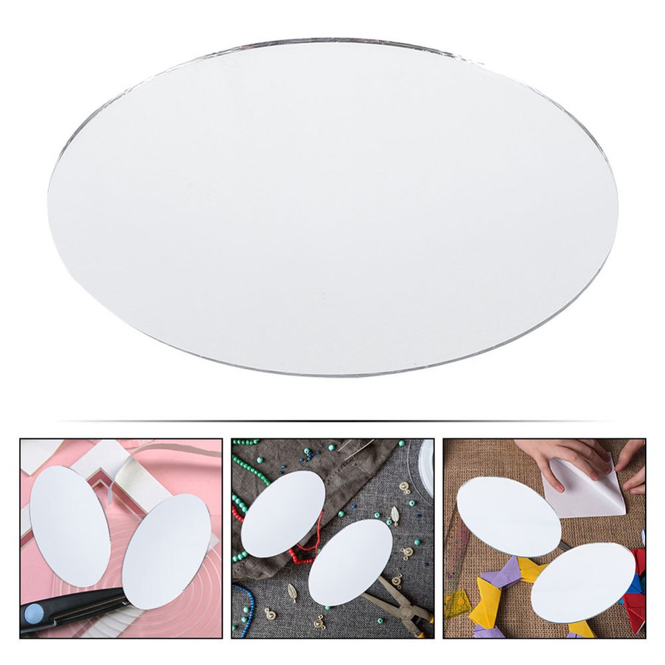 RUIXUAN Mosaikfliesen Diamantform - 200 Stück Spiegelglas Fliesen Für DIY Basteln