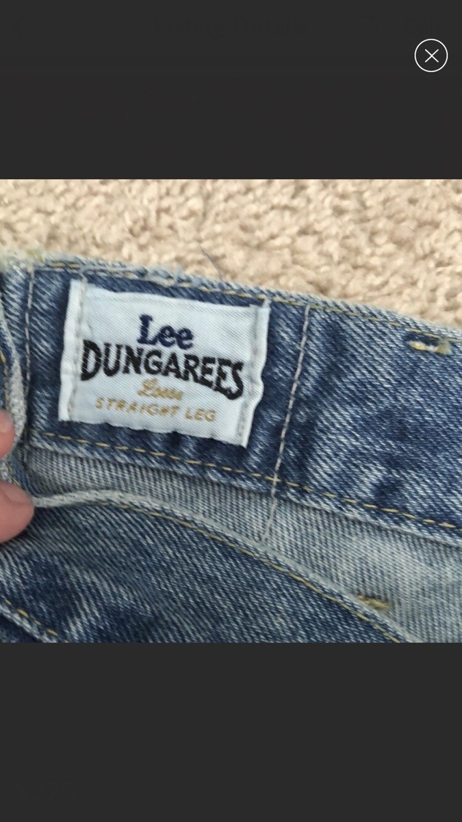 Lee Dungarees Cant Bust Em Denim Jeans New Deadstock 38x30 Lee Dungarees Cant Bust Em Denim Jeans New Deadstock 38x30