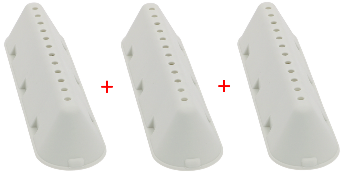 Pales Porte-tampon Pour Machine à Laver Ariston Indesit - Lot De 3 Pièces ABS