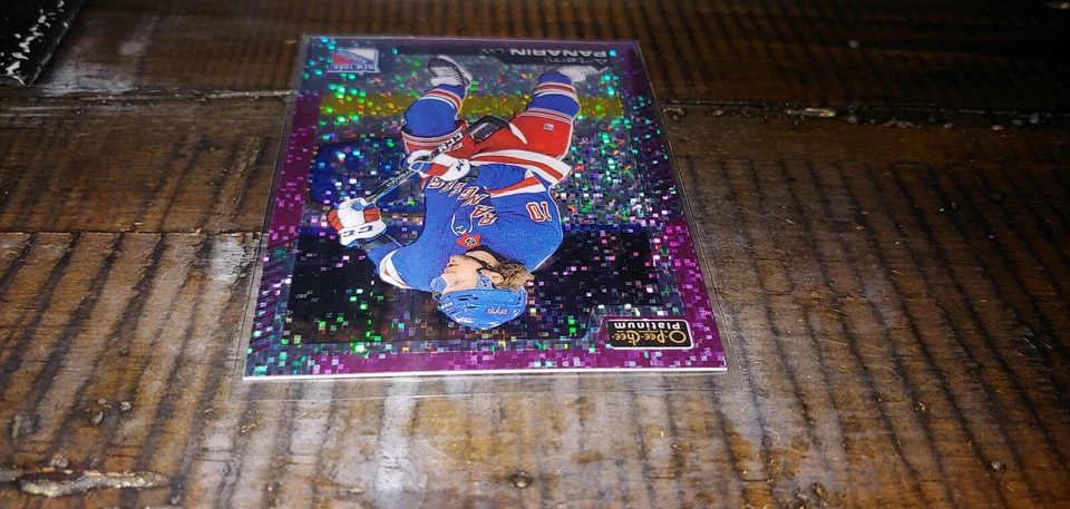 020: 20-21 O-Pee-Chee Platinum Violet Pixels Artemi Panarin /399 - Image 4 of 4