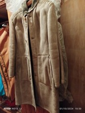 montone uomo taglia 50 marrone chiaro in ottime condizioni