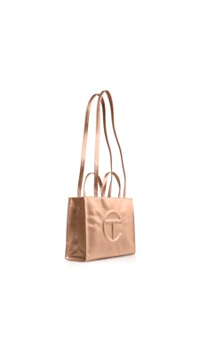 New Telfar Medium Copper Shopping Bag 100% Authentic