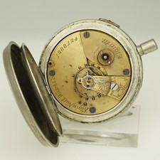 Rar ELGIN Pocket Watch Men's no fusee duplex chronometer no repeater RAR
