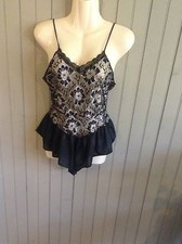 Vintage B W undercover wear size small teddy nightie