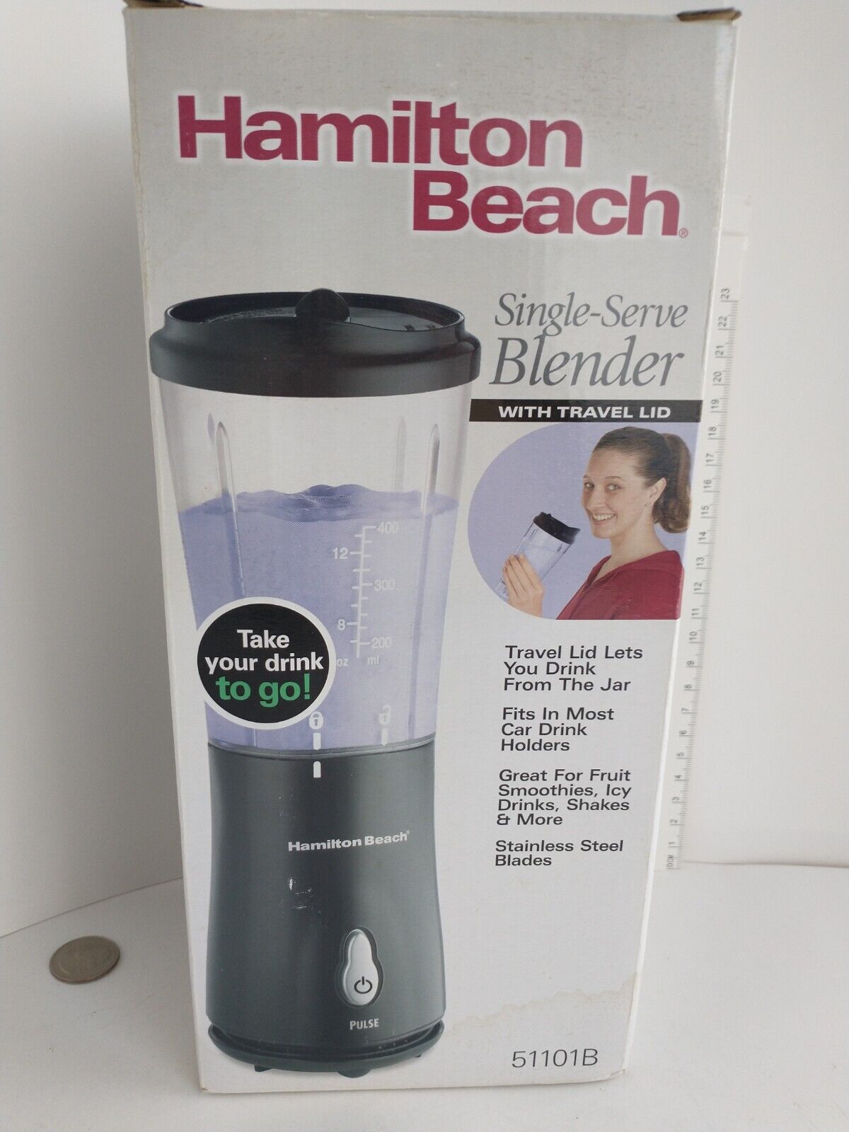 Hamilton Beach Personal Single Serve Blender Replacement Cup 51101, 51101BA