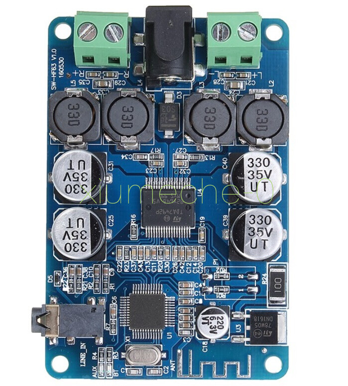 TDA7492P 2 X 25W Bluetooth 4.0 Audio-Receiver Amplifier Module