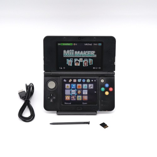 Nintendo New 3DS Super Mario Black Edition Console + Extras (USA Seller