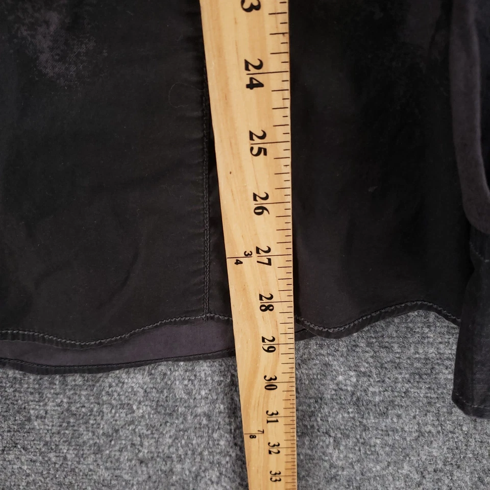 Roar Button Up Shirt Mens XL Black Embroidered Long Sleeve Rock Western Y2K - Image 4 of 4