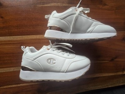Champion Unisex Sneaker Low Top Schnürung Weiß EU 40 Freizeit Schuhe