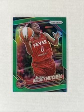 2025 Prizm WNBA - Kelsey Mitchell Green Prizm #35 Indiana Fever