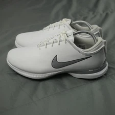 Nike Air Zoom Victory Shoes Mens Size 8 White Gray Golf React Spiked CW8155-100