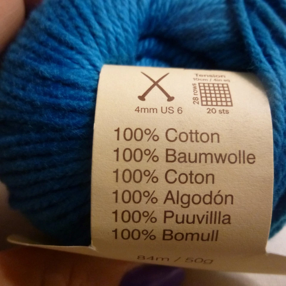 1 Ball Debbie Bliss cotton dk - 100% Cotton, 84m/50g, color 13090 lot 01 - Image 3 of 4