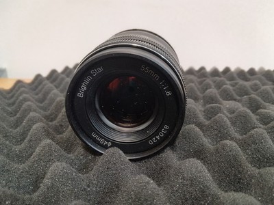 Brightin star 55mm f/1.8 Full Frame Manual Fixed Lens Sony FE/E Mount Camera