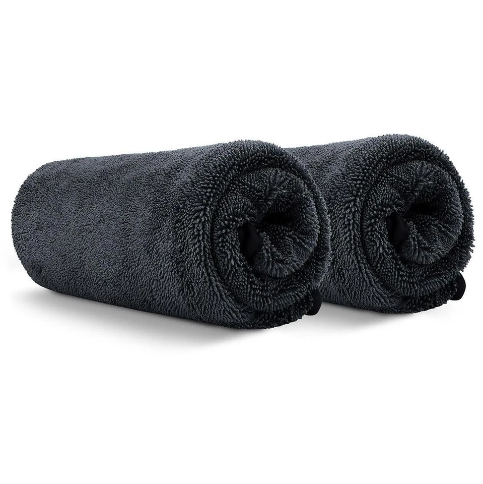 2 piezas toallitas brillantes paños de limpieza de ducha - toalla absorbente reutilizable para automóvil y hogar Foto 2 de 4