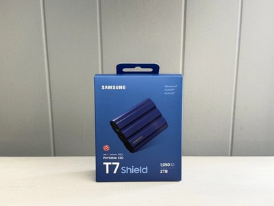 SAMSUNG T7 Shield 2TB External SSD Rugged IP65 Blue MU-PE2T0R/AM NEW  FAST SHIP