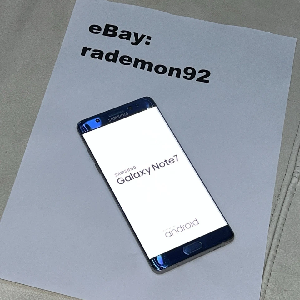 Samsung Galaxy Note 7 (SM-N930F, SM-N930A) Coral Blue, Collector's Item! RARE! - Bild 3 von 4