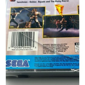 Mighty Morphin Power Rangers Sega CD 1995 CIB w Registration Card