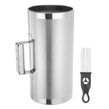 Stainless Steel Guiro Instrument 6" x 12" Percussion Instrument with Scraper