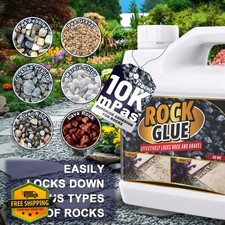 Rock Glue Landscaping 32oz Strong Mulch Adhesive Gravel Garden Yard