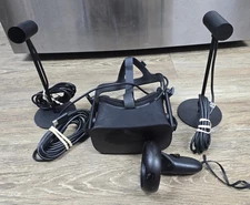 Meta Oculus Headset, 2 Oculus Rift CV1 Motion Sensor Cameras, 1 Touch Controller