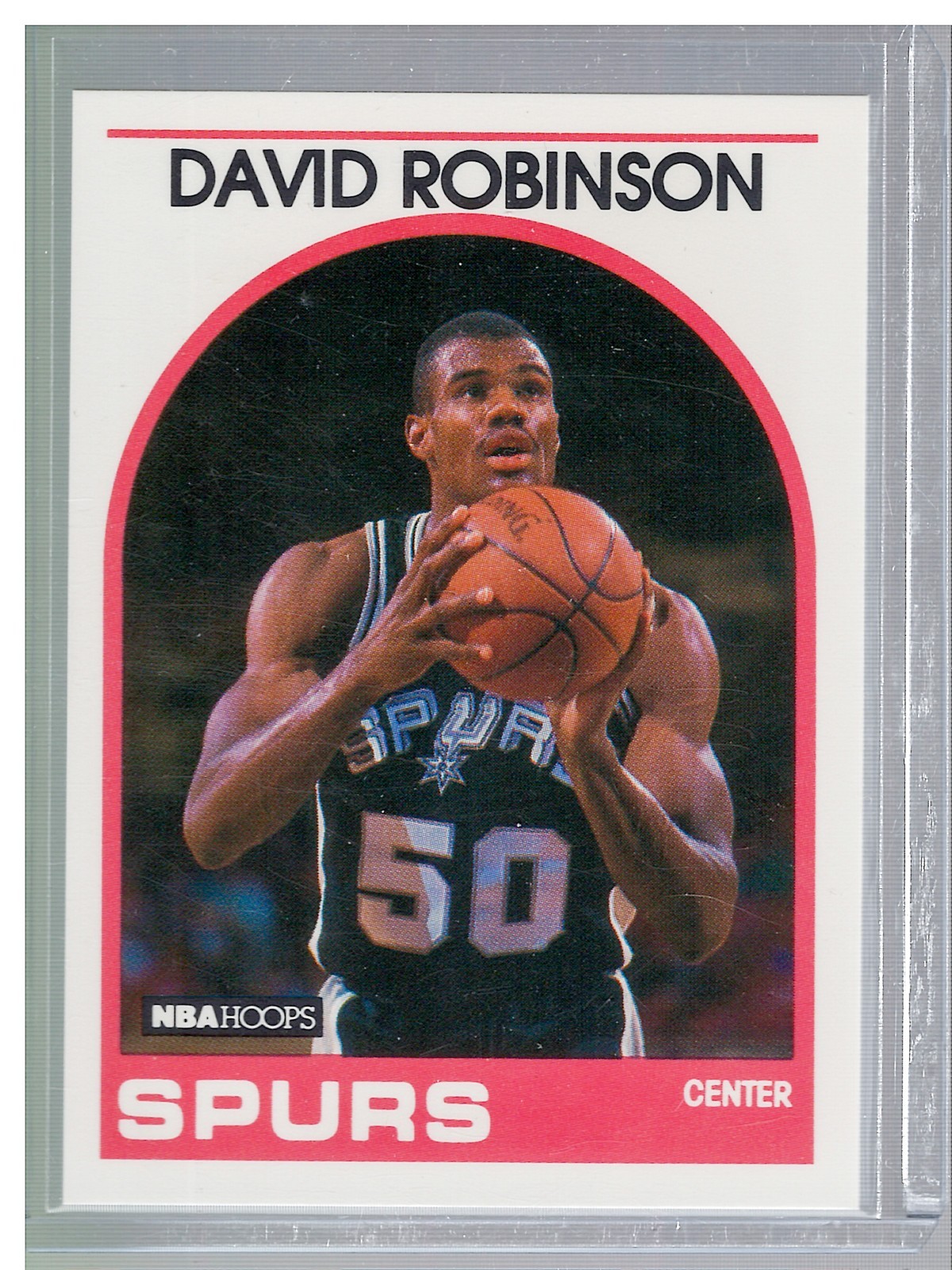 1989-90 NBA Hoops Properties David Robinson [Base] Rookie San Antonio Spurs #310