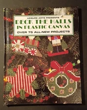 Leisure Arts 1994 Deck the Halls in Plastic Canvas OVER 75 Projects Christmas