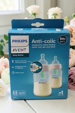 Philips Avent Anti-Colic Baby Bottle With AirFree Vent Clear 9 oz 2 Ct