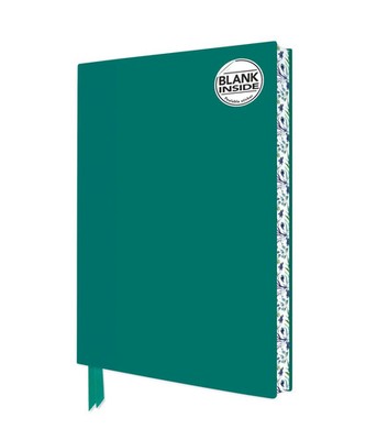 Teal Blank Artisan Notebook (Flame Tree Journals) | Flame Tree Publishing | Buch