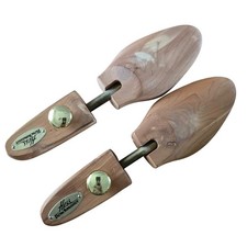 Cedar Shoe Trees Mens M Adjustable Split Toe Wood Pair