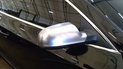 Passenger Side View Mirror Power Coupe Aluminum Cover Fits 08-14 AUDI A5 5547783