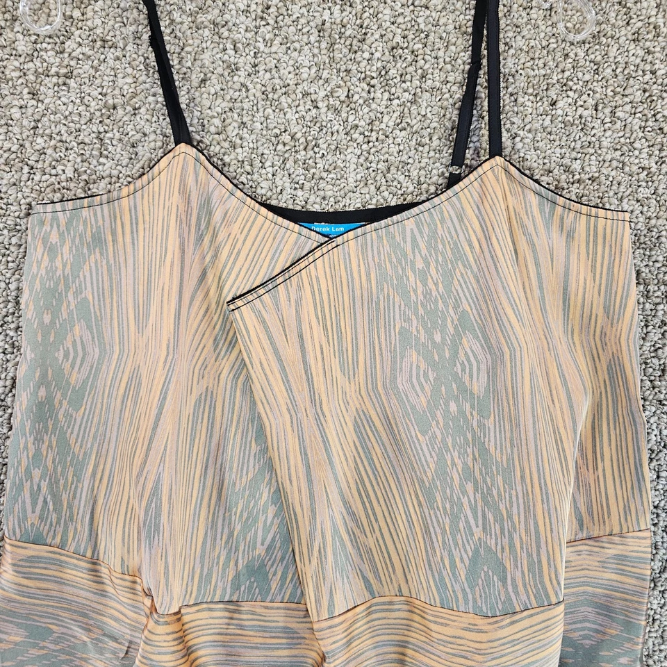 Derek Lam Tank Top Womens Medium Woodgrain Color - Image 3 of 4