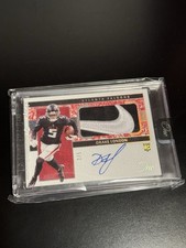 2022 Panini One Drake London Rookie Patch Auto Nike Swoosh /5 Atlanta Falcons